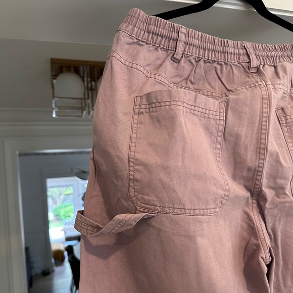 Men's-Urban Outfitters BDG Pink-Lilac Cotton Relaxed Fit Painter Pants - Size L - Picture 9 of 16